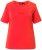 Ulla Popken TRUE Lettering Short Sleeve Tee Neon Red - T-shirt stampate da donna - 