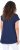Ulla Popken Half-Sleeve A-line V-Neck Boat Pattern T-Shirt Ink Blue - T-shirt stampate da donna - 