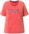 Ulla Popken Easy Short Sleeve Acid Wash Graphic Tee Light Red - T-shirt stampate da donna - 