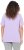 Ulla Popken Metallic Feather Short Sleeve Graphic Tee Lavender - T-shirt stampate da donna - 
