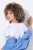 Ulla Popken Cross Stitch Short Sleeve Tee Snow White - T-shirt stampate da donna - T-shirt con Stampa da Donna