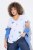 Ulla Popken Cross Stitch Short Sleeve Tee Snow White - T-shirt stampate da donna - T-shirt con Stampa da Donna