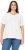Ulla Popken Embroidered Sunrise Lettering Tee Off-White - T-shirt stampate da donna - 