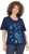 Ulla Popken Marine Print Short Sleeve Tee Ink Blue - T-shirt stampate da donna - 