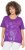 Ulla Popken Marine Print Short Sleeve Tee Purple - T-shirt stampate da donna - 