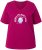 Ulla Popken Shell Picker Club Short Sleeve Graphic Tee Magnolia Red - T-shirt stampate da donna - 