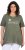 Ulla Popken Sunset Lettering Short Sleeve Graphic Tee Olive - T-shirt stampate da donna - 