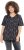Ulla Popken Snake Print V-Neck Tee Graphite Grey - T-shirt stampate da donna - 