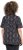 Ulla Popken Snake Print V-Neck Tee Graphite Grey - T-shirt stampate da donna - 