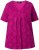 Ulla Popken Snake Print V-Neck Tee Magnolia Red - T-shirt stampate da donna - 