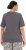 Ulla Popken Cactus Short Sleeve Graphic Tee Graphite Grey - T-shirt stampate da donna - 