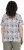 Ulla Popken Half-sleeve A-line V-neck Pointed Hem Animal Pattern T-shirt Moss - T-shirt stampate da donna - 
