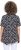 Ulla Popken Bow Print Short Sleeve Pointed Hem Tee Black - T-shirt stampate da donna - 