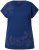 Ulla Popken Textured Paisley Motif Cap Sleeve Tee Navy - T-shirt stampate da donna - 