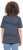 Ulla Popken Striped 1987 Boat Neck Tee Navy Blue - T-shirt stampate da donna - 
