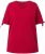Ulla Popken Bow Print Split Sleeve Tee Ruby Red - T-shirt stampate da donna - 