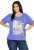 Ulla Popken Lady Of The Moon Short Sleeve Graphic Tee Lavender - T-shirt stampate da donna - 