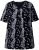 Ulla Popken Letter Print Short Sleeve Tee Black - T-shirt stampate da donna - 