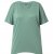 Ulla Popken Quick Drying Pointed Hem Stretch Fit Tee Ivy Green - T-shirt - 