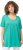 Ulla Popken Essential Front Pleat Tee Turquoise Green - T-shirt - 
