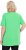 Ulla Popken Essential Front Pleat Tee Mint Green - T-shirt - 