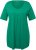Ulla Popken Essential Front Pleat Tee Emerald Green - T-shirt - T-shirt da donna taglie comode