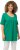 Ulla Popken Essential Front Pleat Tee Emerald Green - T-shirt - T-shirt da donna taglie comode