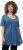 Ulla Popken Essential Front Pleat Tee Denim Blue - T-shirt - 