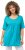 Ulla Popken Essential Front Pleat Tee Deep Aqua - T-shirt - 
