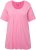 Ulla Popken Essential Front Pleat Tee Light Pink - T-shirt - 