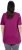 Ulla Popken Essential Front Pleat Tee Berry - T-shirt - 