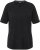 Ulla Popken Piping Accent Functional UVP 50+ Stretch Knit Top Black - T-shirt - 
