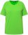 Ulla Popken Piping Accent Functional UVP 50+ Stretch Knit Top Light Green - T-shirt - 