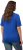 Ulla Popken Piping Accent Functional UVP 50+ Stretch Knit Top Royal Blue - T-shirt - 