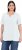 Ulla Popken Essential Notch Neck Stretch Tee Snow White - T-shirt - 