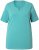 Ulla Popken Essential Notch Neck Stretch Tee Pale Green - T-shirt - 