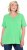 Ulla Popken Essential Notch Neck Stretch Tee Mint Green - T-shirt - 