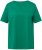 Ulla Popken Essential Notch Neck Stretch Tee Emerald Green - T-shirt - 