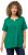Ulla Popken Essential Notch Neck Stretch Tee Emerald Green - T-shirt - 