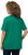 Ulla Popken Essential Notch Neck Stretch Tee Emerald Green - T-shirt - 