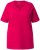 Ulla Popken Essential Notch Neck Stretch Tee Dark Raspberry - T-shirt - 