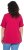 Ulla Popken Essential Notch Neck Stretch Tee Dark Raspberry - T-shirt - 