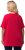 Ulla Popken Essential Notch Neck Stretch Tee Red - T-shirt - 