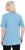 Ulla Popken Essential Notch Neck Stretch Tee Light Teal - T-shirt - 