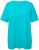 Ulla Popken Essential Notch Neck Stretch Tee Deep Aqua - T-shirt - 