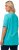 Ulla Popken Essential Notch Neck Stretch Tee Deep Aqua - T-shirt - 