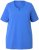 Ulla Popken Essential Notch Neck Stretch Tee Peacock Blue - T-shirt - 