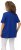 Ulla Popken Essential Notch Neck Stretch Tee Cobalt Blue - T-shirt - 