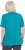 Ulla Popken Essential Notch Neck Stretch Tee Teal - T-shirt - 