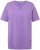 Ulla Popken Essential Notch Neck Stretch Tee Pale Lilac - T-shirt - 